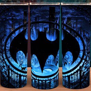 Batman Gotham City Gate Cup Mug Tumbler 20oz